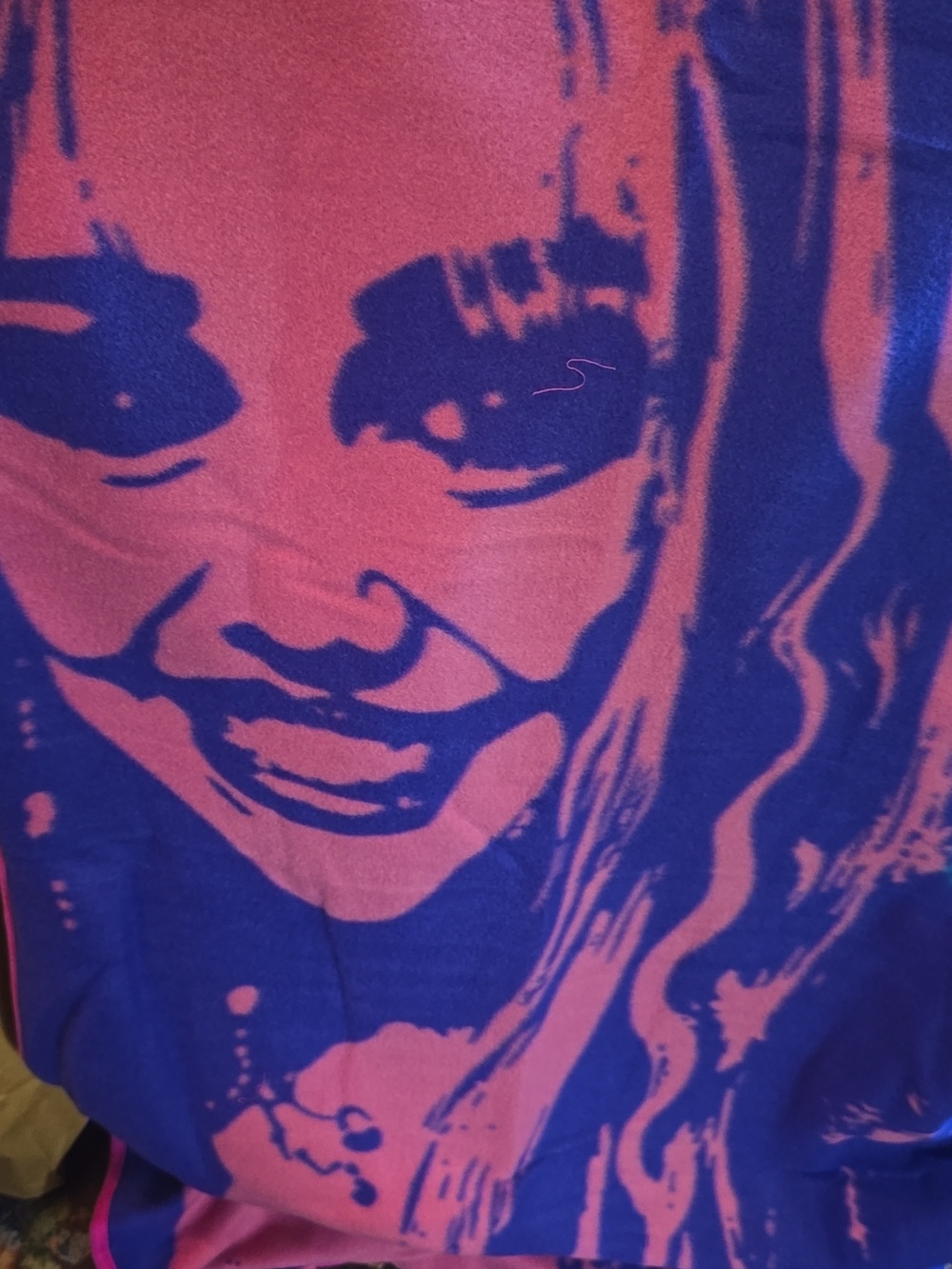 Vintage Rare Hannah Montana Disney Pink, Blue Purple Butterfly Throw Tote